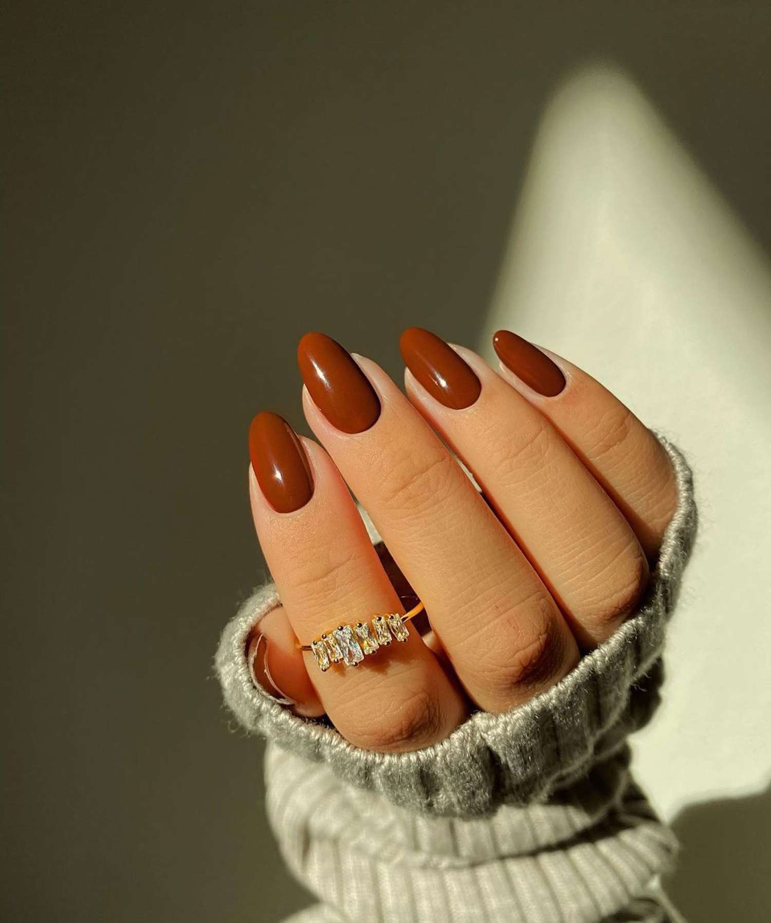 Brown Nails