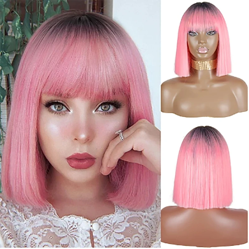 Pink Wigs Bang