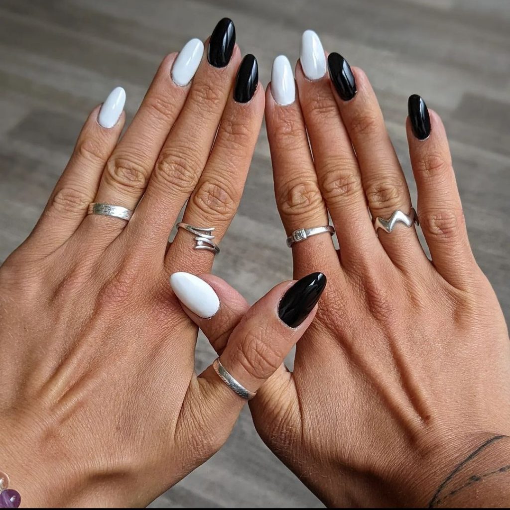 white nail designs