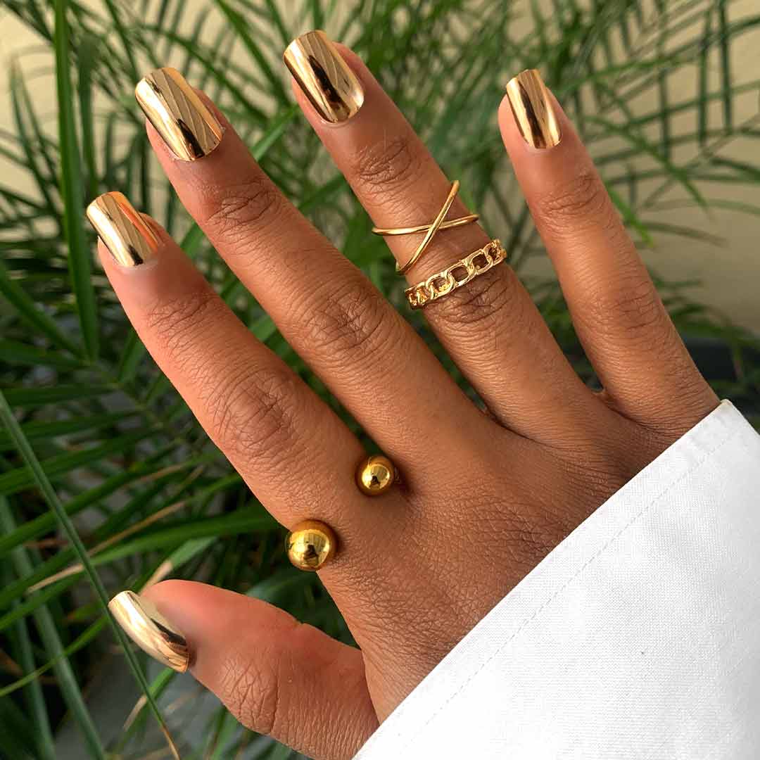 Gold Nails