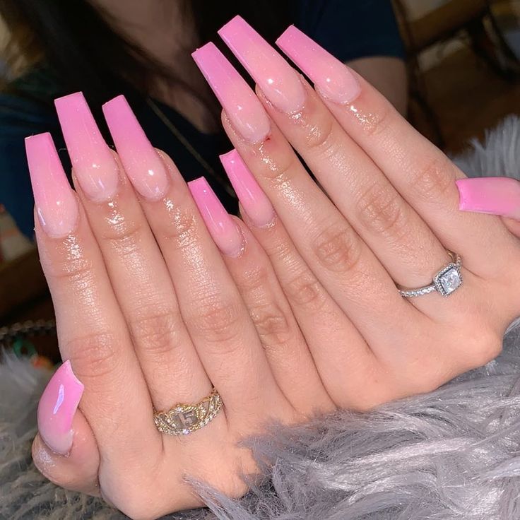 Long Acrylic Nails