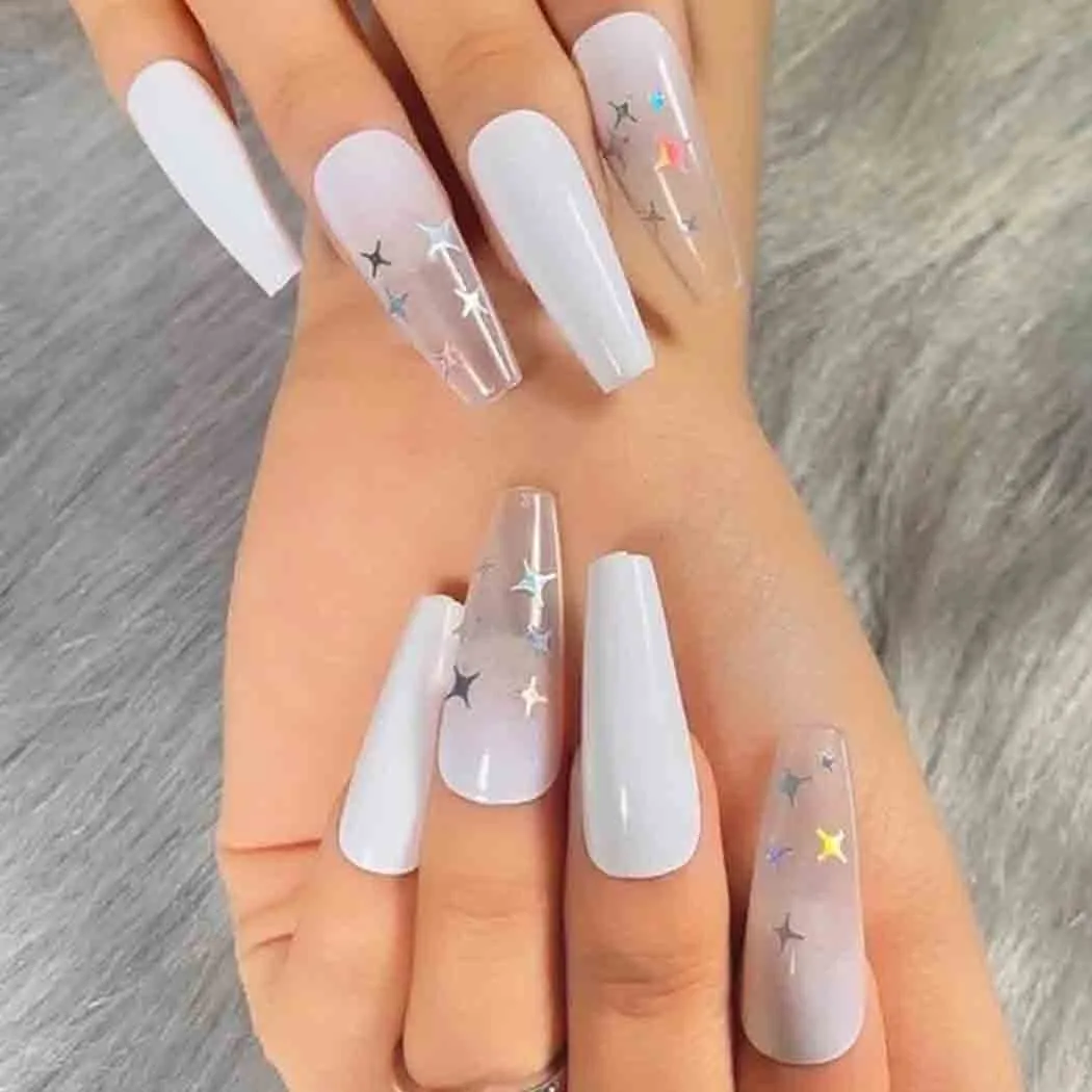 Long Acrylic Nails