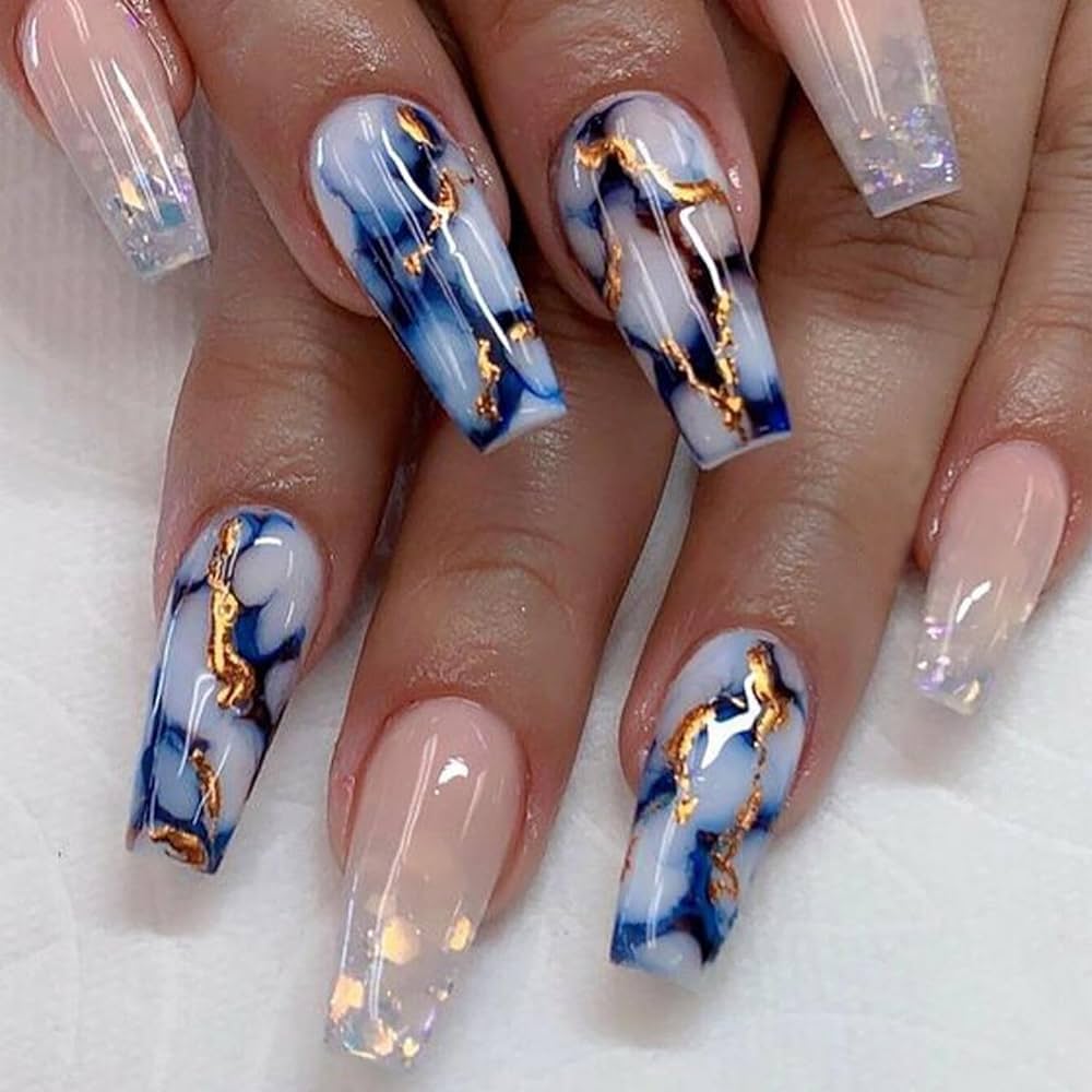 marble nails