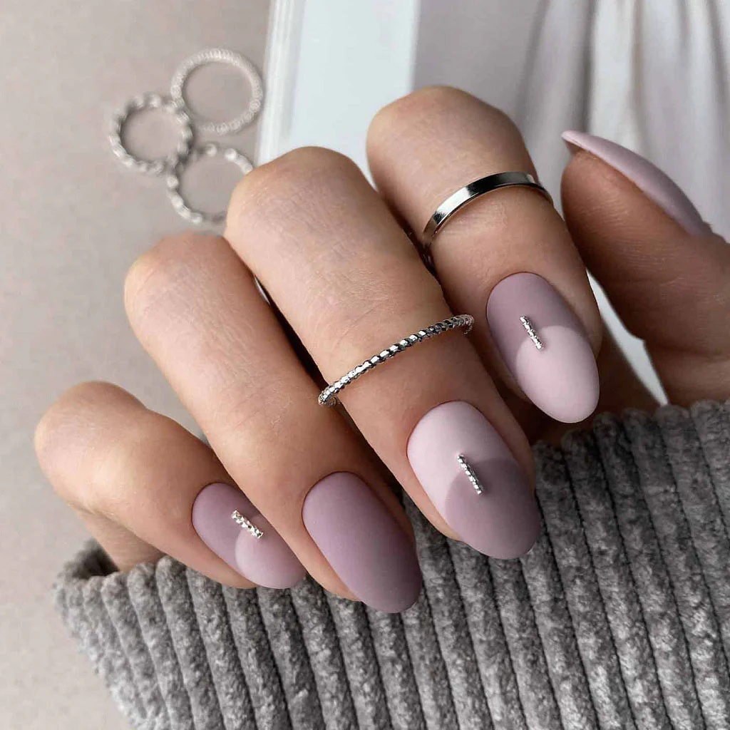 Mauve Nails