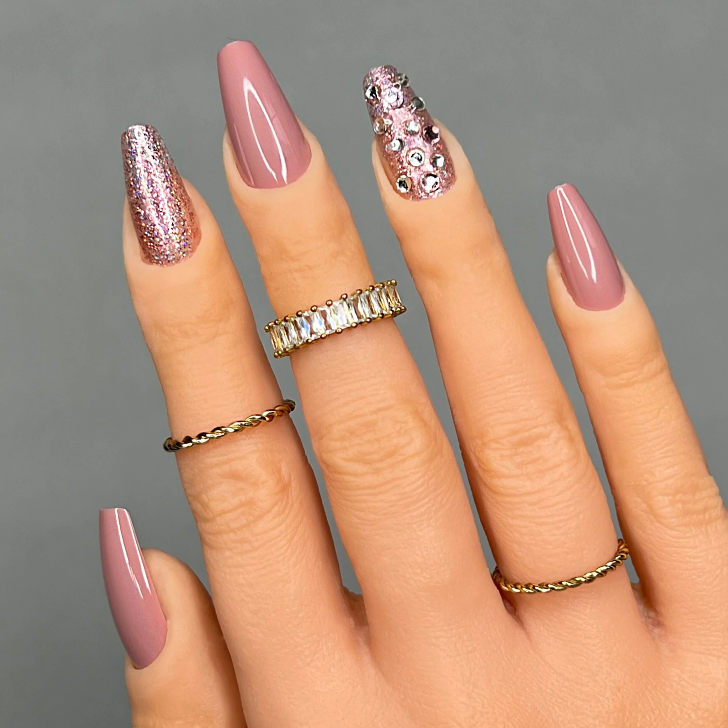 Mauve Nails