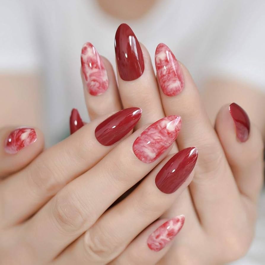 how to do marble nails