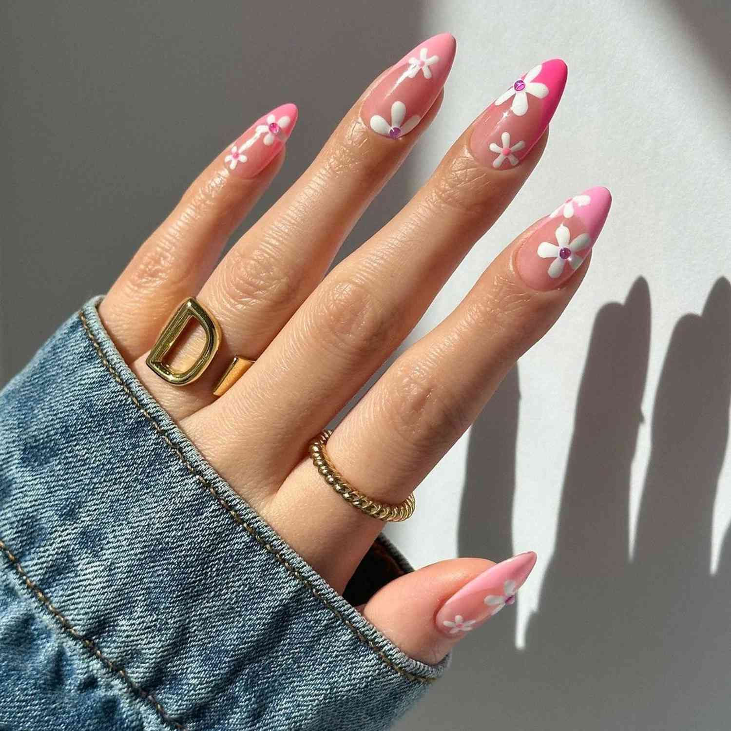 pretty pink nails