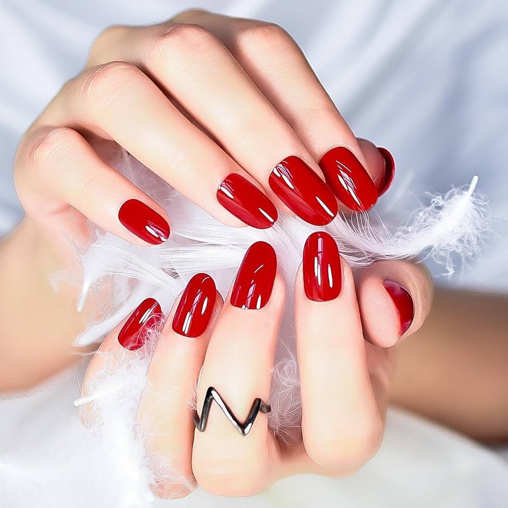 Red Press-On Nails