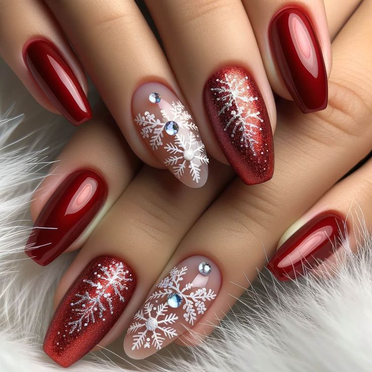 simple christmas nails