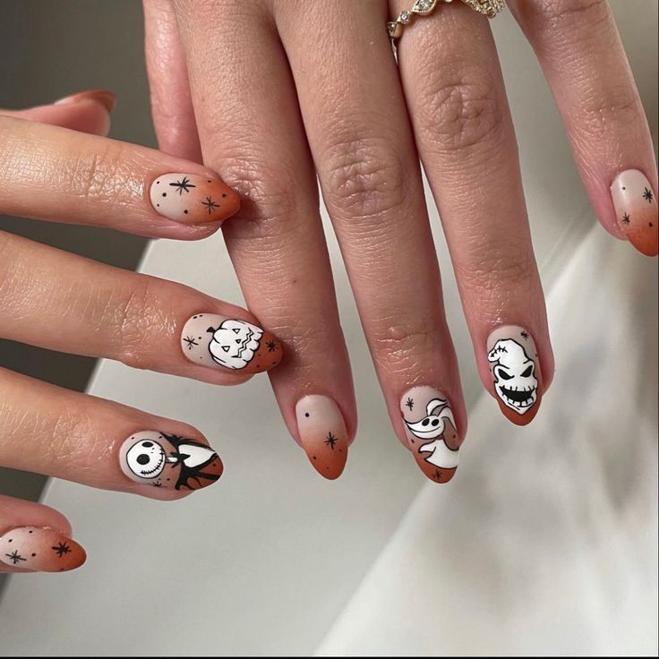 Disney Halloween Nails