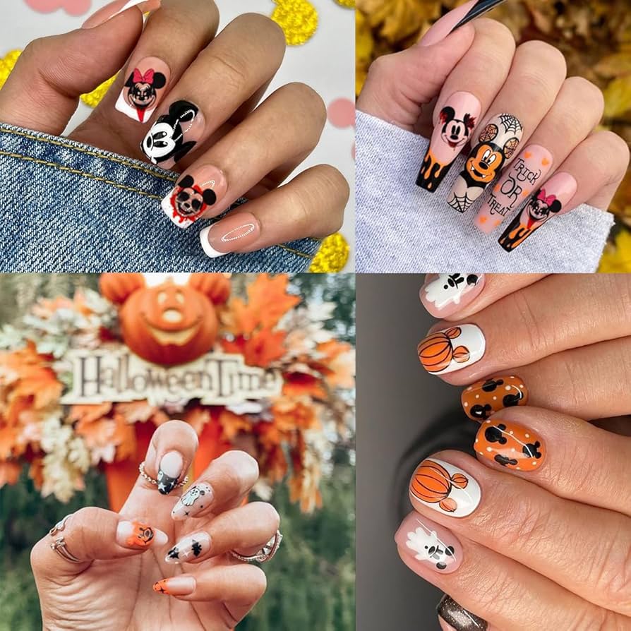 Disney Halloween Nails