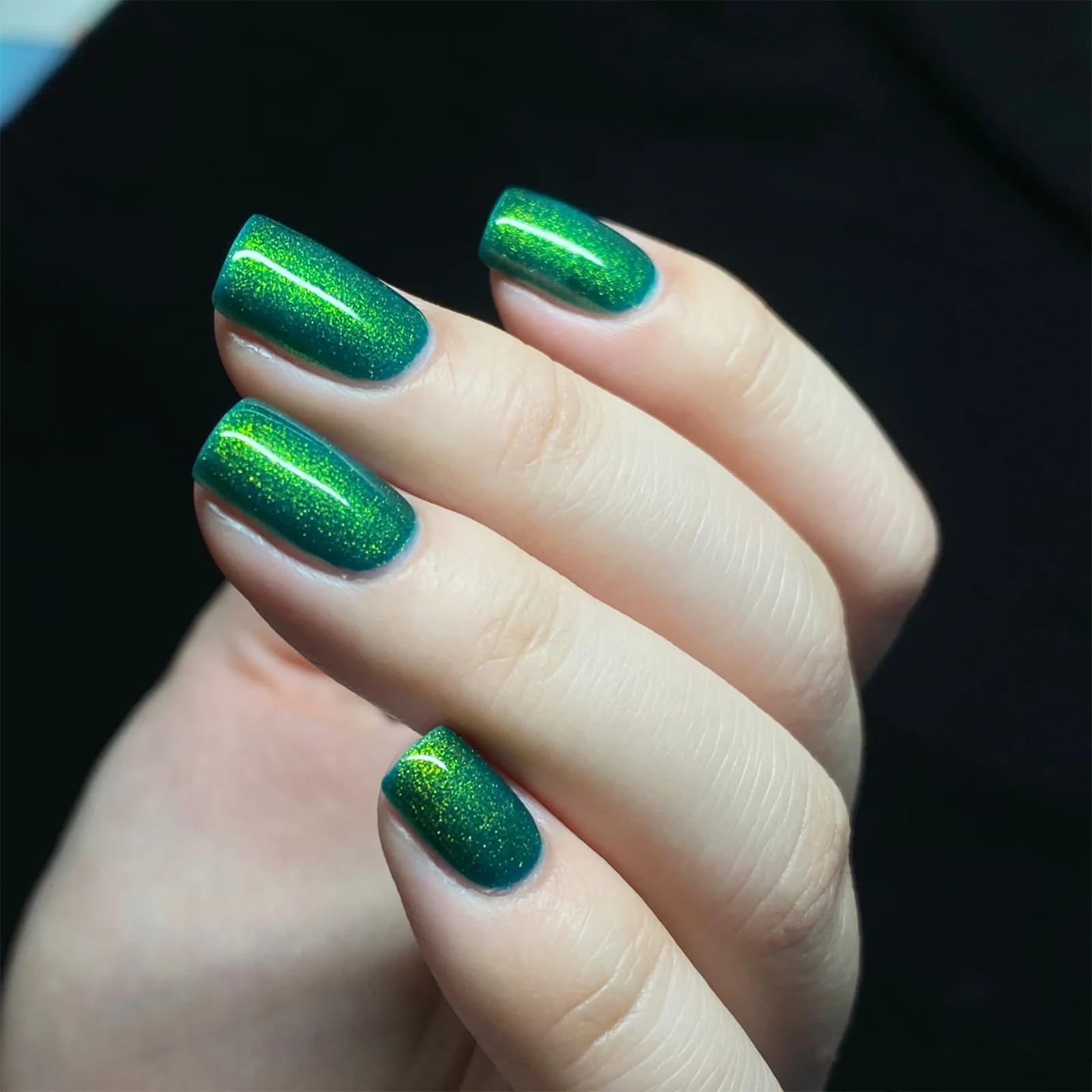 green nail polish