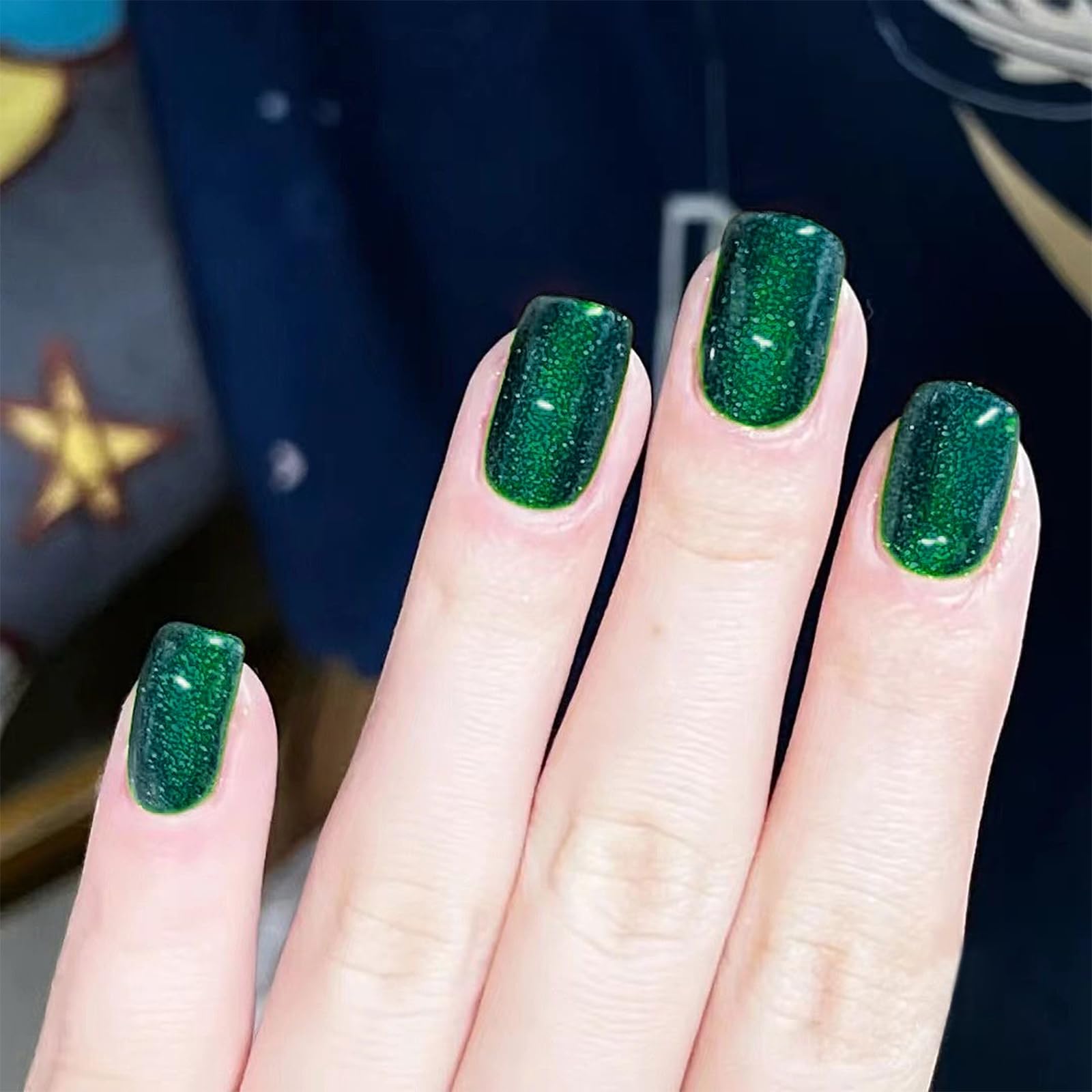 green nail polish