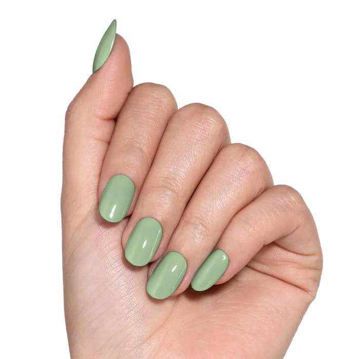 green nail polish